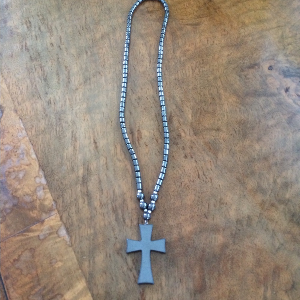 Black onyx cross